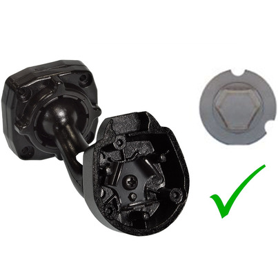 Kit d'installation pour installer le rétroviseur numérique DME-R1200  - Fiat Ducato, Citroën Jumper, Peugeot Boxer, Ford Transit et Opel Movano -  ALPINE