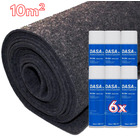 Miniature Pack Aménagement Intérieur : 10 m² de Moquette Extensible NOIR + 6 Colles Spray Haute Performance N° 0