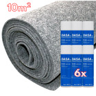 Miniature Pack Aménagement Intérieur : 10 m² de Moquette Extensible GRIS CLAIR + 6 Colles Spray Haute Performance N° 0