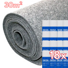Miniature Pack Aménagement Intérieur : 30 m² de Moquette Extensible GRIS CLAIR  + 18 Colles Spray Haute Performance N° 0