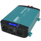 Miniature Convertisseur 12 Volts / 230 Volts 2000 Watts PUR SINUS avec BYPASS N° 0