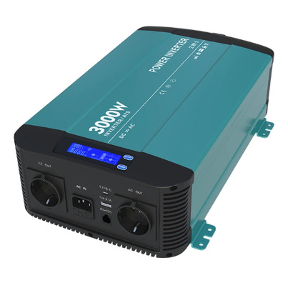 Convertisseur 12 Volts / 230 Volts 3000 Watts PUR SINUS avec BY PASS 220V
