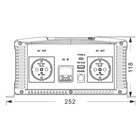 Miniature Convertisseur pur sinus 3000W 12V / 220V avec chargeur intégré N° 4
