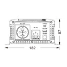 Miniature Convertisseur pur sinus 1000w 12V / 220V avec chargeur intégré N° 4