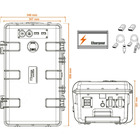 Miniature Batterie nomade lithium Powercase PK2500-200 | 2560 Wh  - ENERGIE MOBILE N° 3