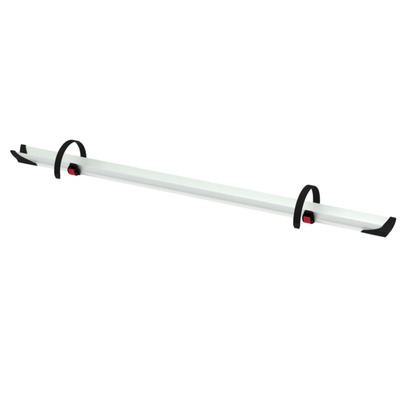 RAIL COMPLEMENTAIRE AVEC 2 SANGLES QUICK 128 CM - EMBOUT NOIR  - FIAMMA
