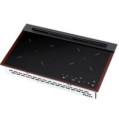Plaque cuisson gaz en verre 2 feux 15 W - OSCULATI