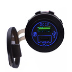 Miniature Prise charge rapide encastrable - USB-A  + USB-c - avec voltmètre LED N° 2