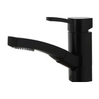 Miniature ATTENTION Produit imparfait | Mitigeur avec bec extractible et interrupteur NOIR raccord tétine 10/12mm - CAPRI - COMET N° 1