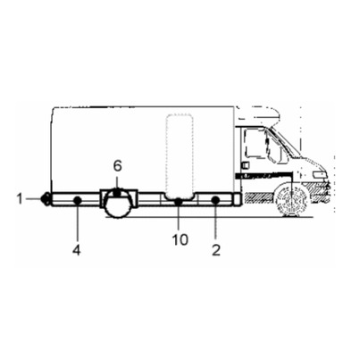 Bas de caisse avant droit pour un Chausson 50 & Chausson 80 de 1999 - TRIGANO