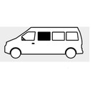 Miniature Baie COULISSANTE avant GAUHE pour VW CRAFTER à partir de 2017 - L2-L3-L4 - N° 3