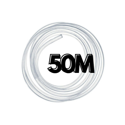 Pack Couronne 50 Mètres | Tuyau d'Eau Alimentaire Cristal Souple Ø Intérieur 12 mm
