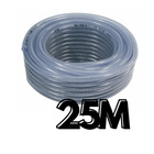 Pack Couronne 25 Mètres | Tuyau d'Eau Armé Transparent Souple Ø Intérieur 19 mm |