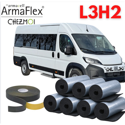 Pack Isolation Complète ArmaFlex Chez Moi | Spécial Fourgon L3H2 (Jusqu'à 6m)