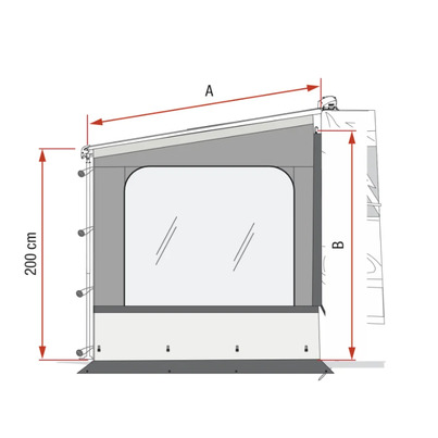 Side W Pro F80L XL  - 245 à 280 CM -  FIAMMA