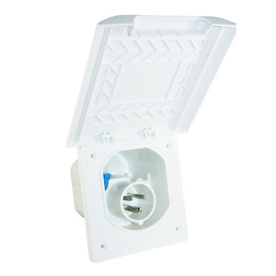 Prise Extérieure CEE 230V -  Socle à Encastrer - HABA