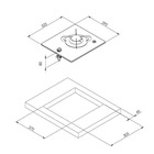 Miniature ATTENTION Produit imparfait | Plaque de cuisson Burny Cristal 1 - 1 FEU - 32,5 x 29 x 4 - PV1320 - CAN N° 3