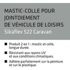 Miniature ATTENTION Produit imparfait | Sikaflex 522 Caravan (Mastic Blanc) 100 ml - SIKA N° 4