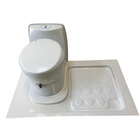 Miniature Pack sanitaire complet : Toilette Premium pivotante à 180° (chasse 12V, système SOG) + Receveur de douche 800 x 700 mm - COTE GAUCHE N° 0
