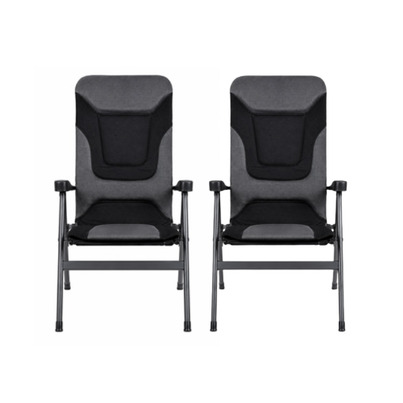 Pack de 2 Fauteuils de Camping Matelassé Grand Confort Multi-Positions - NOVA LOUNGE – TEKNO CAMP