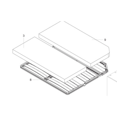 Lit pour Van CHAUSSON (Modèle ROAD LINE PREMIUM V594 — Année 2021)