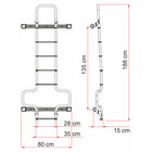 Miniature ATTENTION Produit imparfait | ECHELLE DELUXE DJ DUCATO NOIR - FIAMMA N° 1