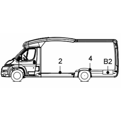 Carénage et bas de caisse arrière gauche — Challenger Eden 614 (2007)