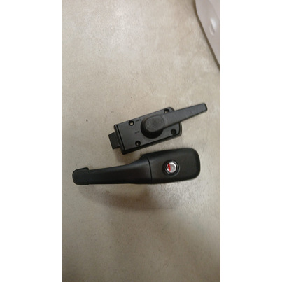 ATTENTION Produit imparfait | SERRURE COMPLETE NOIRE ROULOTTE - ZADI
