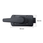 Miniature ATTENTION Produit imparfait | SERRURE COMPLETE NOIRE ROULOTTE - ZADI N° 3