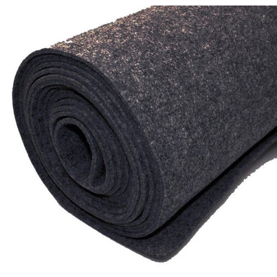 Rouleau de moquette extensible d’habillage en feutrine – 100m² - NOIR