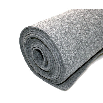 Rouleau de moquette extensible d’habillage en feutrine – 100m² - GRIS CLAIR