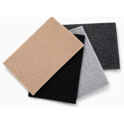 KIT 4 ÉCHANTILLONS – Moquette extensible d’habillage en feutrine 10 x 10 cm