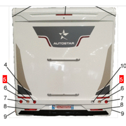 Feu de position LED Jokon (universel droit / gauche) — Autostar Passion I730LJA (2021)