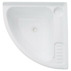 Miniature ATTENTION Produit imparfait | Lavabo d'angle 40x40 sans bonde blanc - THERMOFORM N° 2