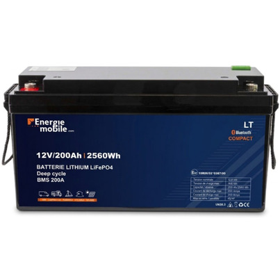 Batterie Lithium 12V 200Ah | LT 12-200 HD PHOENIX (BMS 200A) ENERGIE MOBILE