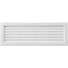 Miniature Grille d'aération plastique - 170 cm² 370x130 mm - ZADI N° 2