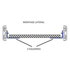 Miniature Paire de coulisses -  230 kg à extension totale ( 965 mm )  - CARBEST N° 6