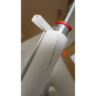 ATTENTION Produit imparfait | STORE OCCULTANT VR33 LARG. 550MM GRIS POUR BAIE SEITZ