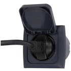 Miniature C-Line prise 230V avec couvercle et avec cadre anthracite - HABA N° 2