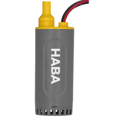 Pompe à eau immergée 12V -  23 L/min avec clapet anti-retour  - MaasPro - HABA