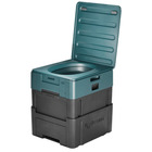 Miniature Toilette sèche portable  X1 à thermoscellage (12V / 24V / 230V / Batterie) -  CLESANA  N° 0