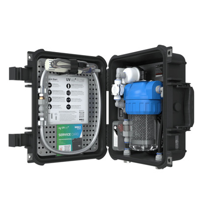 Kit portable de désinfection de l'eau UV - Aid+ WM AQUATEC | FLOW ECO