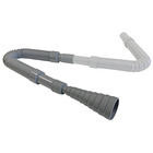 Miniature Kit d'évacuation d'eaux usées — Adaptateur universel Ø 17 - 49 mm & flexible extensible 3 m - HABA N° 0