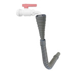 Miniature Kit d'évacuation d'eaux usées — Adaptateur universel Ø 17 - 49 mm & flexible extensible 3 m - HABA N° 5