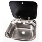 Miniature Evier avec couvercle - 415 x 365 - INOX - N° 0