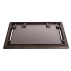 Miniature Baie projetable SQUARE en double vitrage acrylique – 1000 X 800 - Store occultant + moustiquaire N° 1