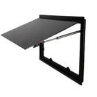 Miniature Baie projetable SQUARE en double vitrage acrylique – 1000 X 800 - Store occultant + moustiquaire N° 2