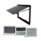 Miniature Baie projetable SQUARE en double vitrage acrylique – 900 X 900 - Store occultant + moustiquaire N° 0