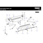 Miniature ATTENTION Produit imparfait | Plaque d'extrémité gauche 5102 / VW California - THULE N° 3