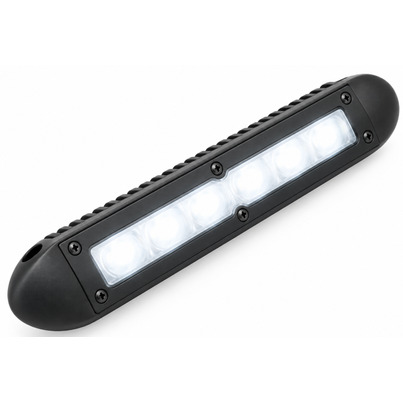 Réglette LED d'Extérieur Haute Puissance 9W 12V pour Van & 4x4 — Blanc Froid 6000K - NOIR MAT